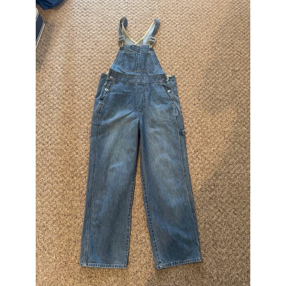 Vintage GAP Denim Overalls Women’s Small Y2K Medium Wash Carpenter Farm Retro - Picture 2 of 5